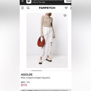 Agolde Riley Crop Jeans